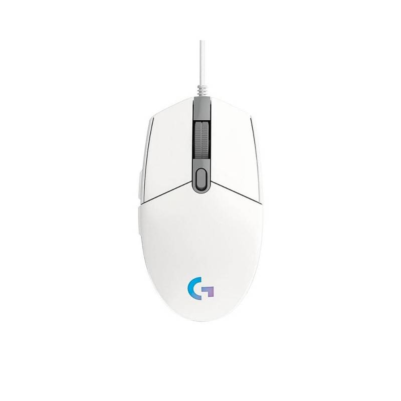 Mouse Gaming Logitechg G203 Lightsync Blanco