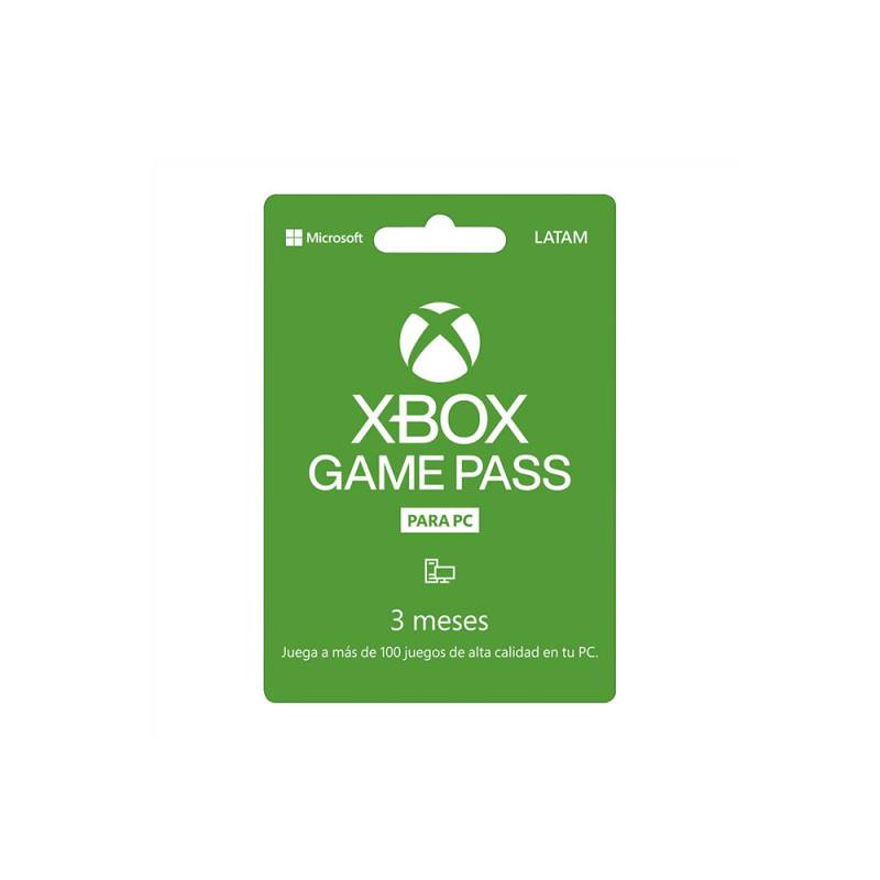 Microsoft Game Pass Xbox 3 Meses