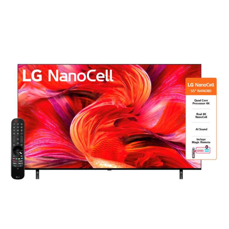 Smart TV LG 55'' Nanocell 4K 55NANO80                                                                                                                           