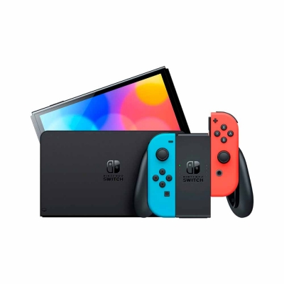 Nintendo Switch Oled Model Neon Blue Red