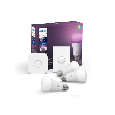 Kit Inicio Philips Hue White & Color Ambience + 2 Switch                                                                                                        