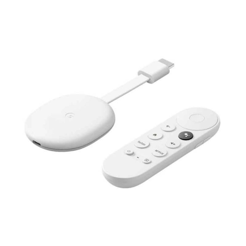 Chromecast Google Tv 4K Snow + Cargador