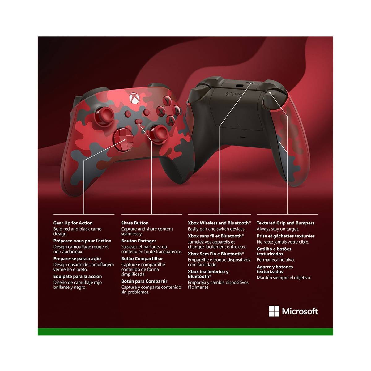 Joystick Inalámbrico Xbox Series X|S Camo Edicion Especial