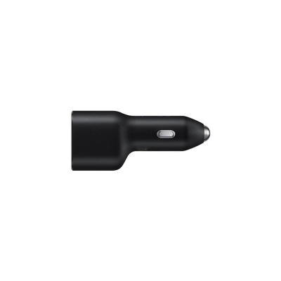 Cargador Samsung Duo Para Auto Type-C & Usb A (25W + 15W) S/Cable Black                                                                                         