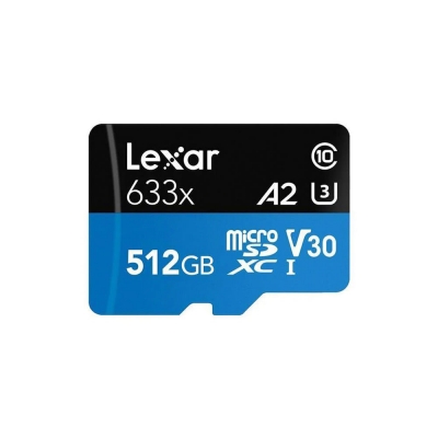 Memoria Micro Sd Lexar 633X 512GB Clase 10   