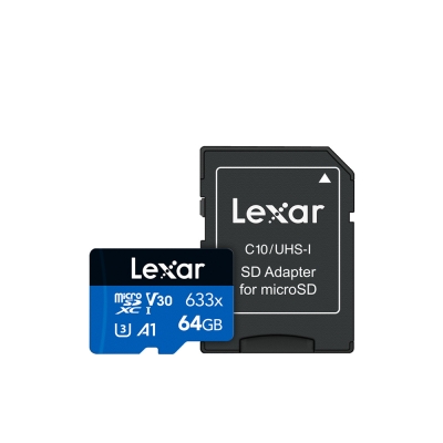 MEMORIA MICRO SD LEXAR 64GB CLASE 10                                                                                                                            