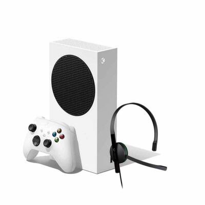 Xbox Serie S +auricular De Xbox One Chat Con Cable   